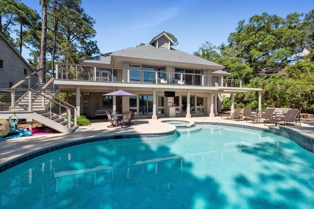 7 Black Duck - Top Notch Views & Amenities In A Private Oceanfront Oasis Hilton Head Island Exteriör bild